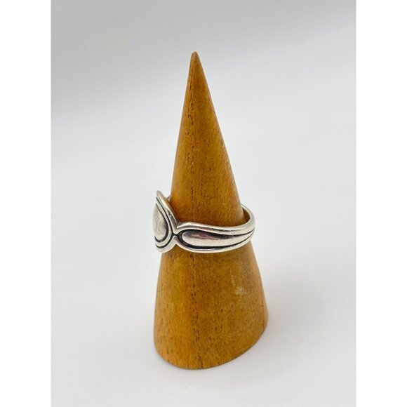 James Avery Retired Sterling Silver Oval Band Ring Size 9 - Picture 10 of 10